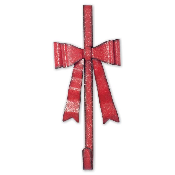 Sunset Vista Designs – wholesale Wreath – Red Bow Wreath Hanger