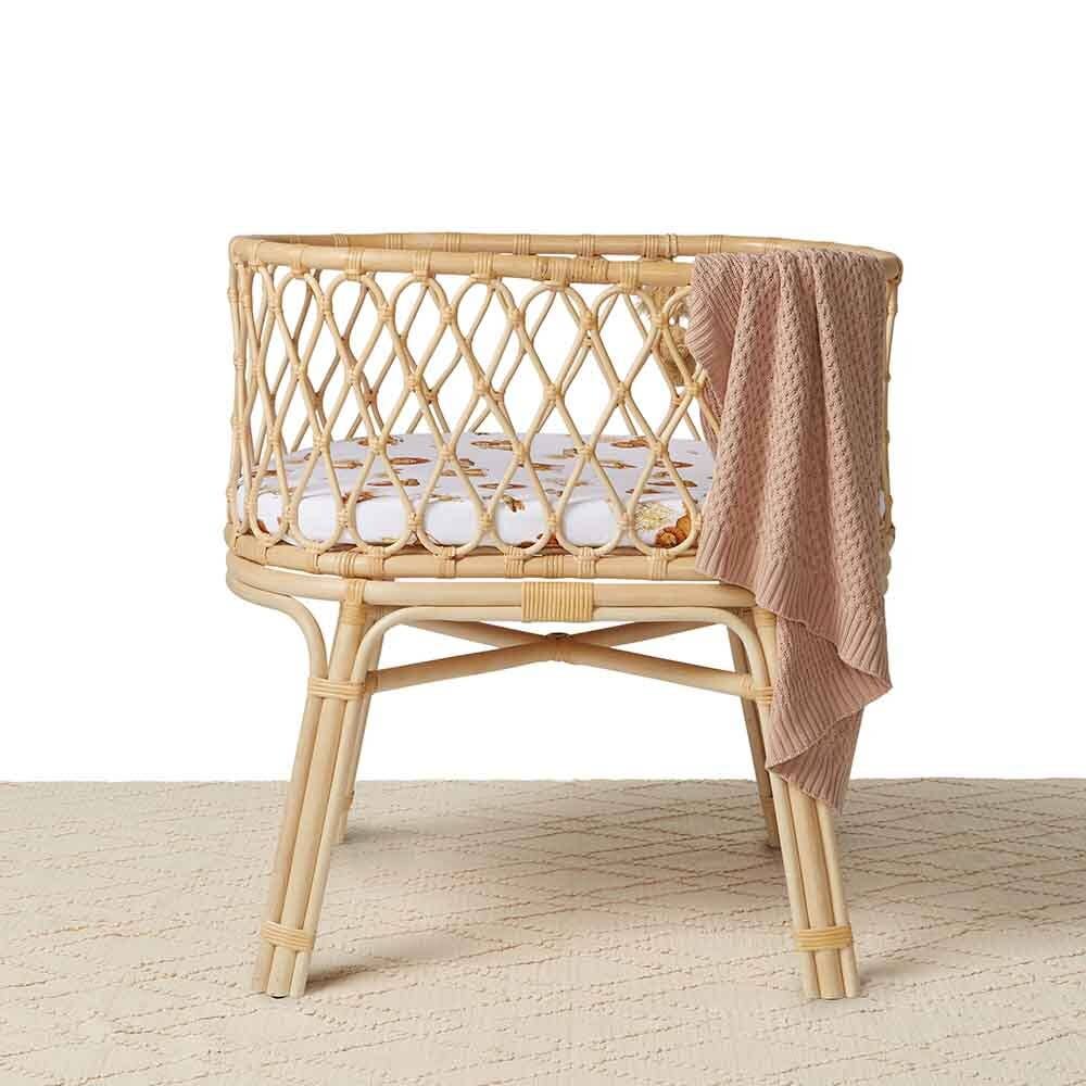 Snuggle Hunny – Cobertor de cama - Crianças e bebés por atacado – Manta Bebé Biológico Avelã Diamante9