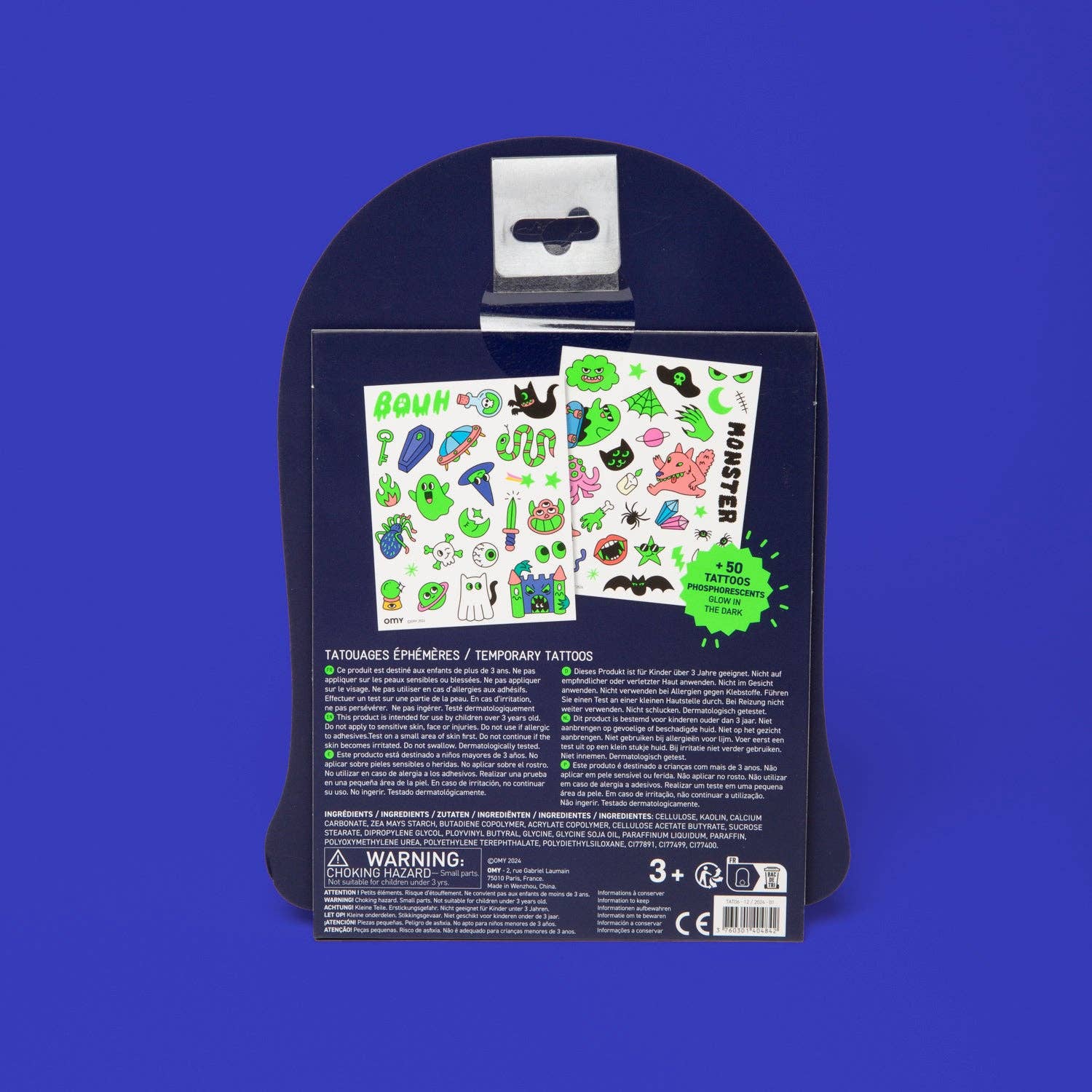 OMY - Wholesale Temporary Tattoo - Kids - TEMPORARY TATOOS - GLOW IN THE DARK6