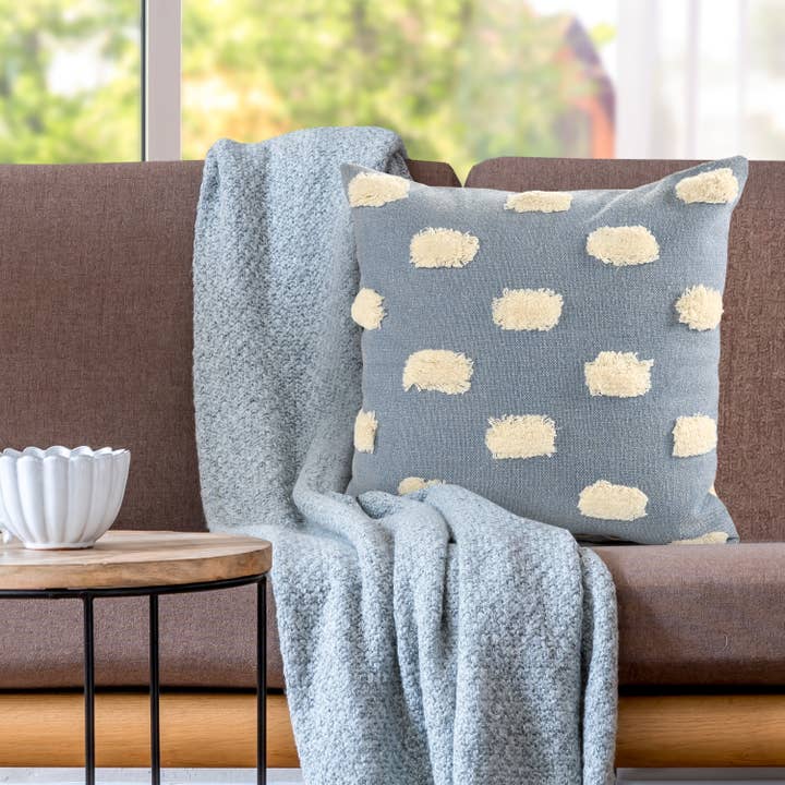 LR Home - Wholesale Throw/Decorative Pillow - Pom Pom Palace Glam Throw Pillow7