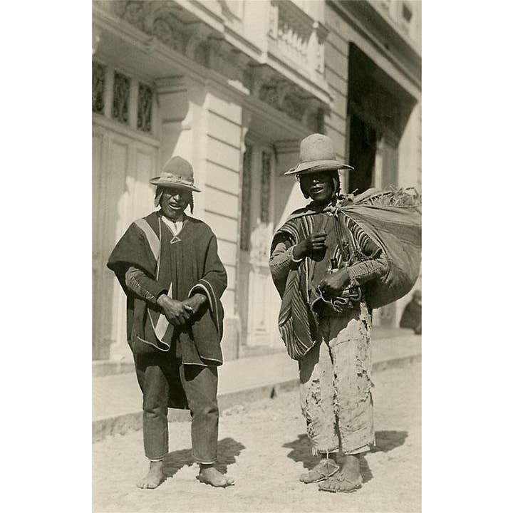 Found Image Press - Wholesale Art Print - Art Print MF-459 Peruvian Indian Men in Hats