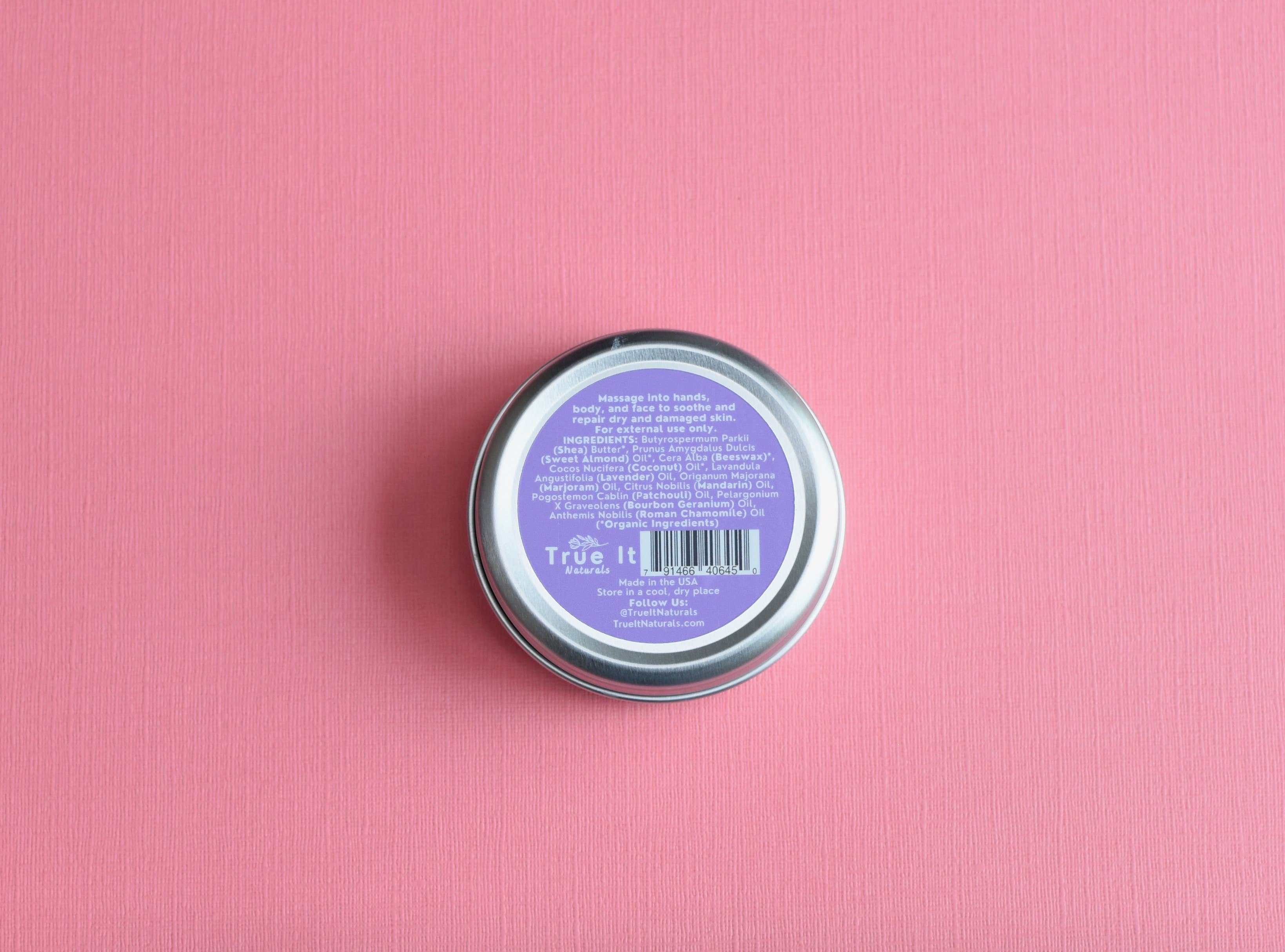 True It Naturals - Vente Crème/baume/pommade cicatrisante - Baume à la cire d'abeille à la lavande - BEE CHILL | Baume pour les mains et le corps4