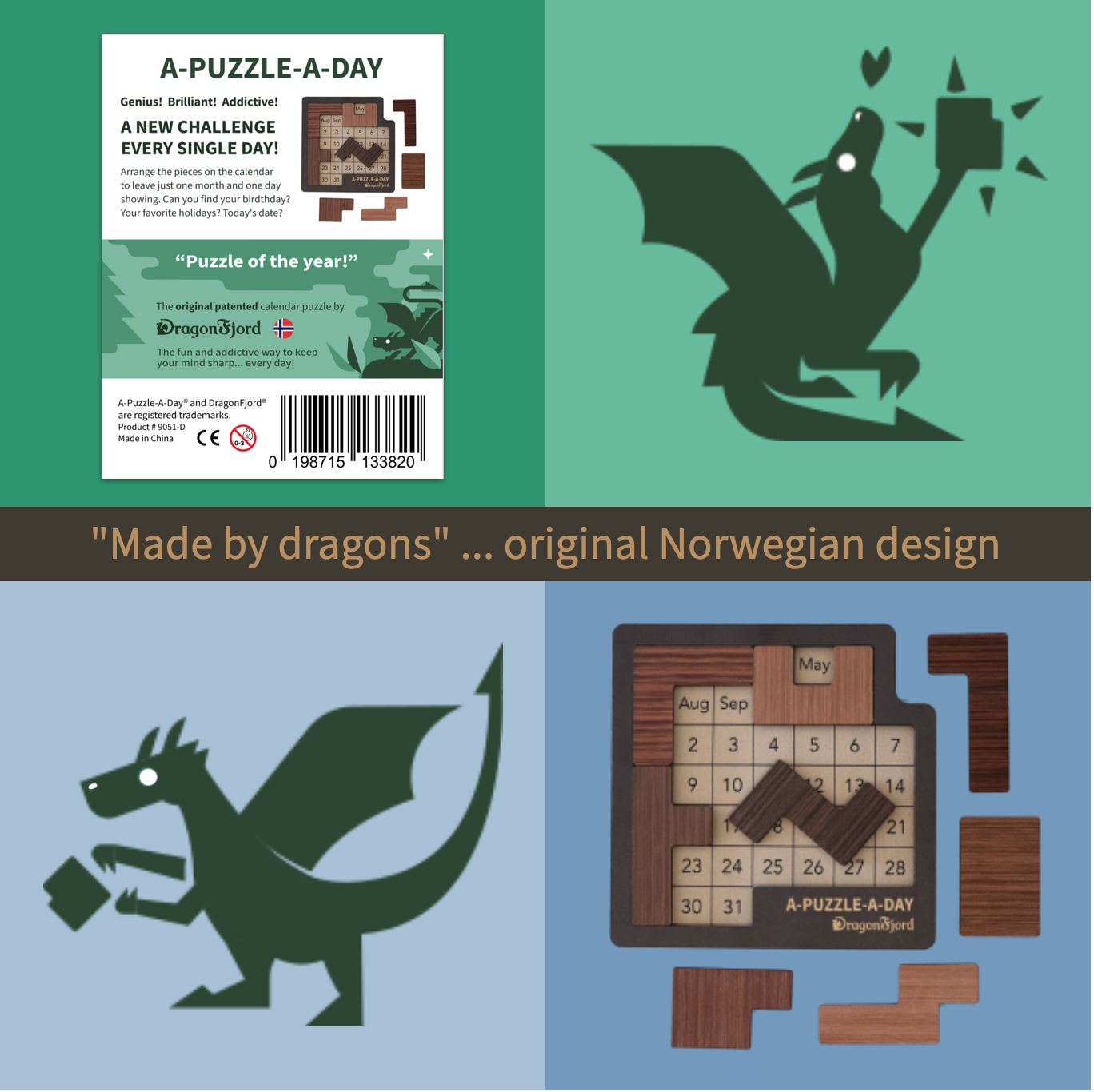DragonFjord - Wholesale Puzzle - Adult - A-Puzzle-A-Day Deluxe – Magnetic Box Edition1