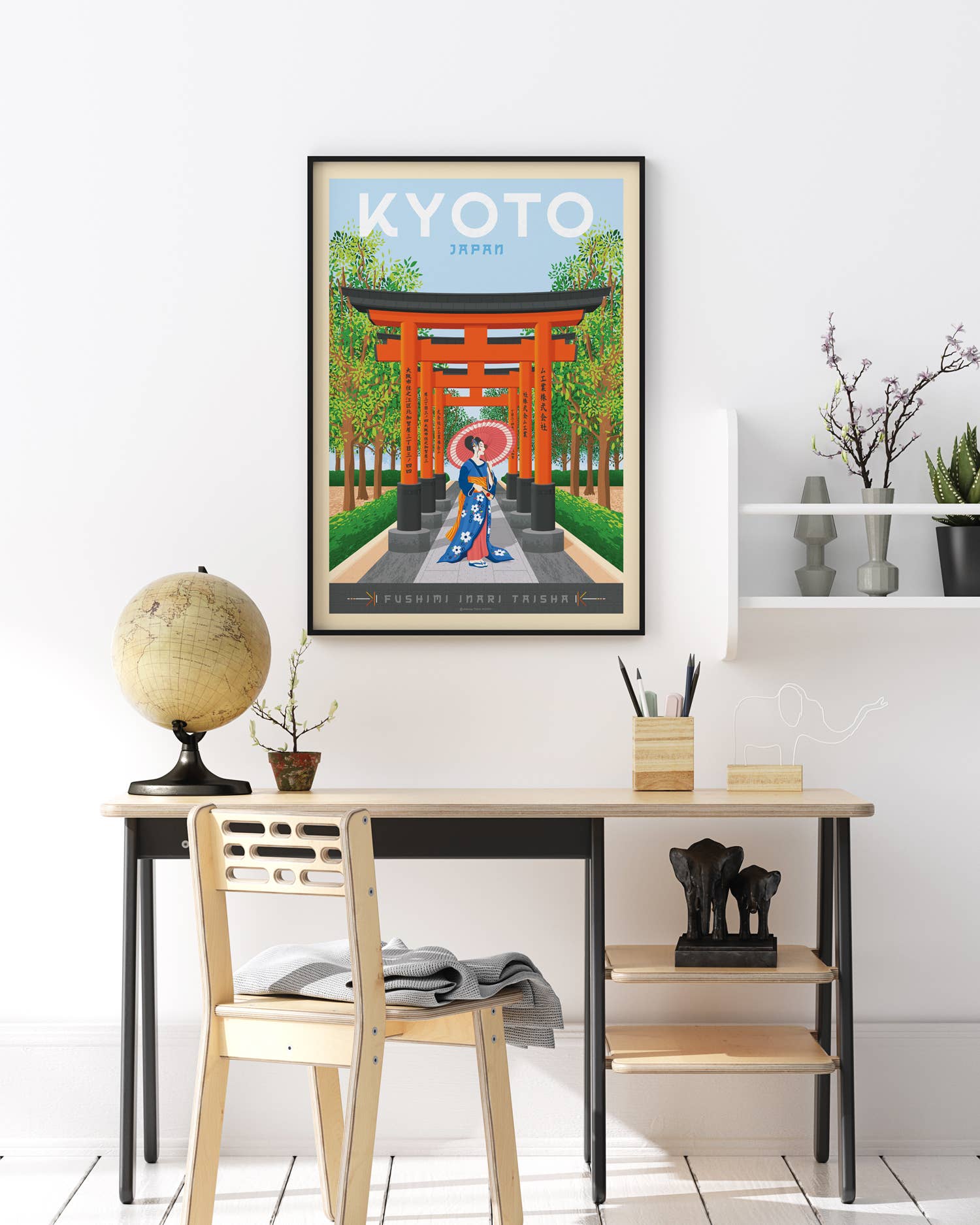 Olahoop Travel Posters - Wholesale Poster - Kyoto - Japan travel poster2