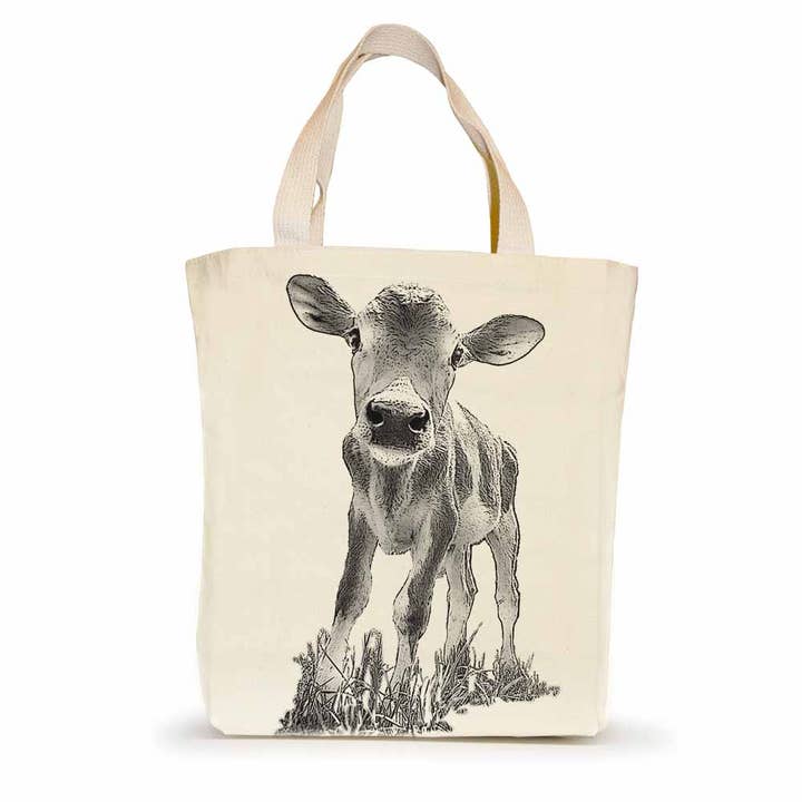 Baby Cow (Cowboy) Small Tote for wholesale by Eric & Christopher