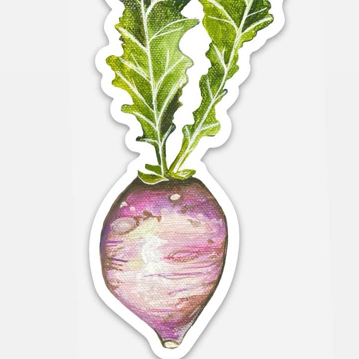 Willough Designs - Wholesale Sticker - Radish Sticker1