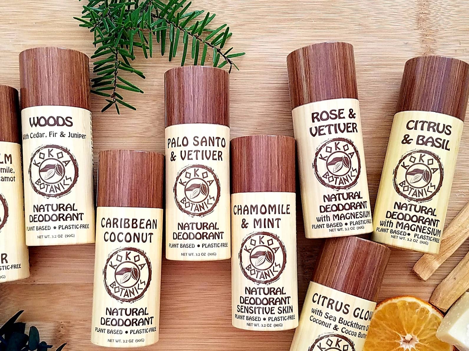 Kokoa Botanics – Desodorizante - Mulher por atacado – Desodorante Detox - Lavanda e Neroli - Sem Plástico 3,2 oz1