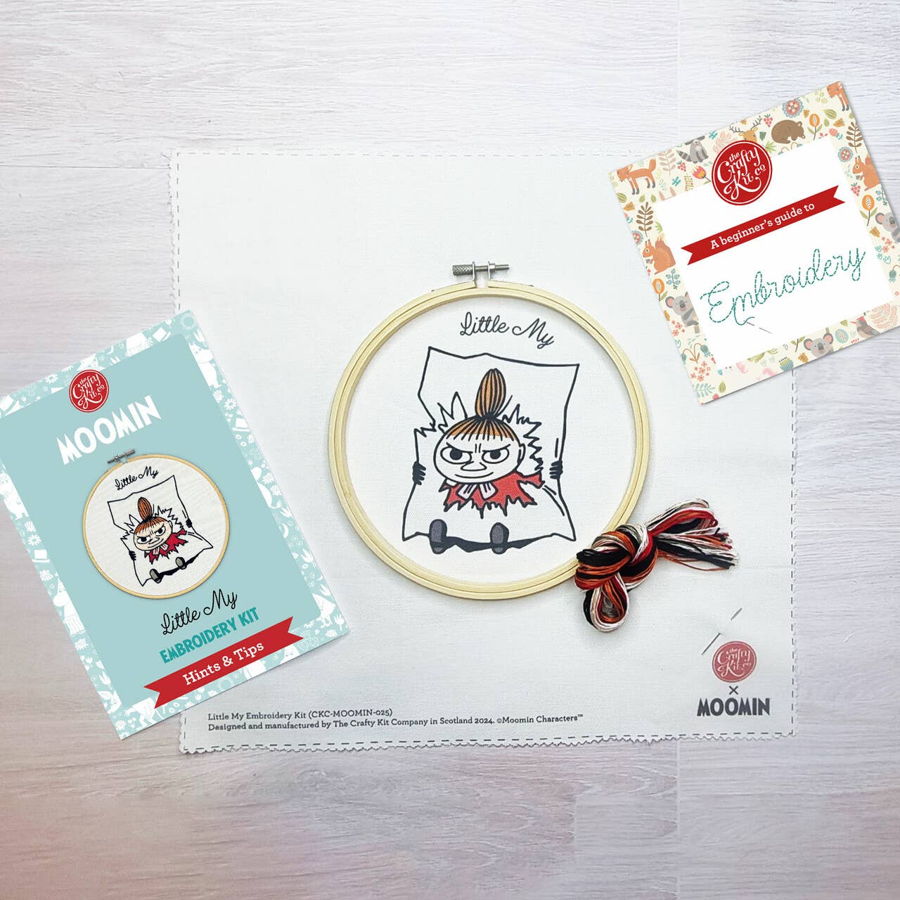 The Crafty Kit Company - Wholesale Embroidery/Cross Stitch Supplies - Little My Embroidery Craft Kit3