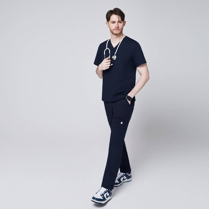ZENIR - Wholesale Pants - Men's - Zenir | M-8-Pocket Straight Scrub Pants4