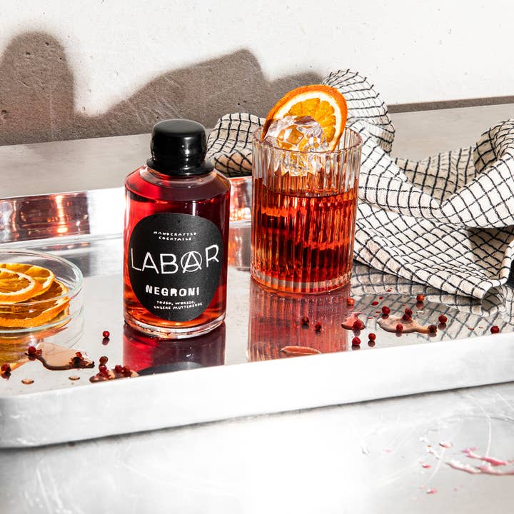 LABⒶR ready to drink Cocktails - Wholesale Cocktail Mix/Syrup - NEGRONI1