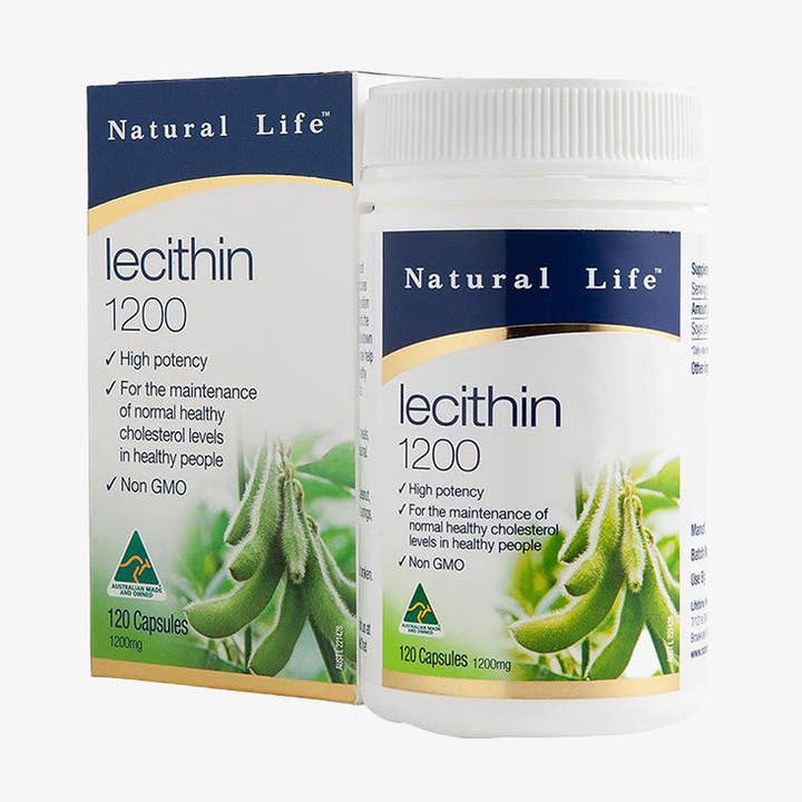 Lécithine Natural Life™ 1200 mg 120 gélules pour la vente par Natural Life