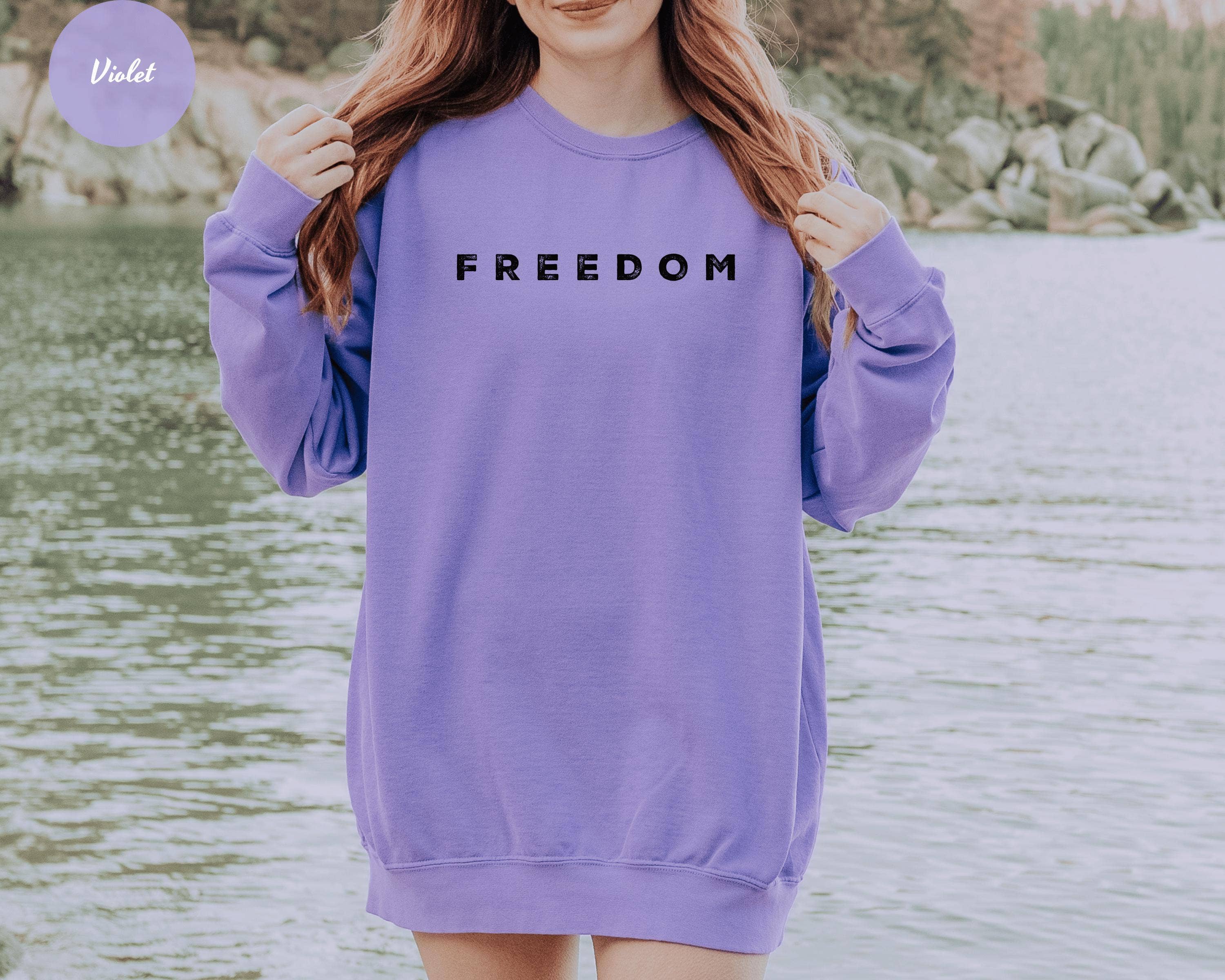 ClevorFit - Wholesale T-Shirt (Graphic) - Unisex - Freedom Comfort Colors Shirt, Charlie Kirk Sweatshirt4