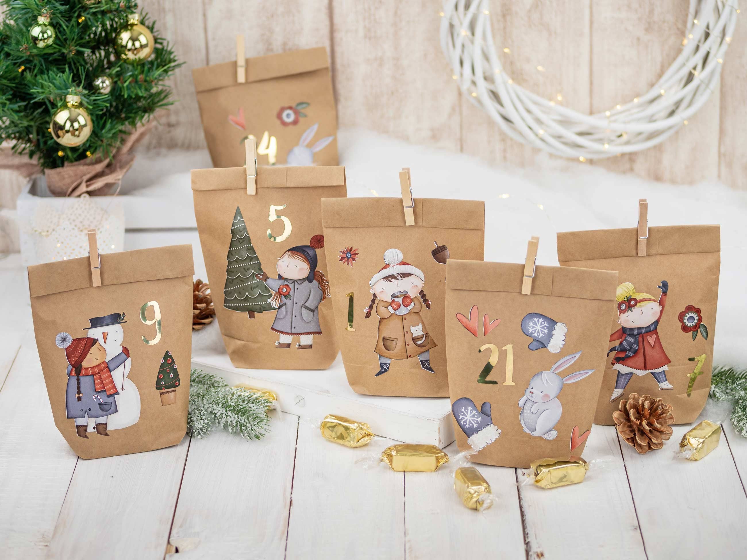 Papierdrachen - Venta al por mayor Calendario de Adviento - Adv Motiv - patinador sobre hielo1