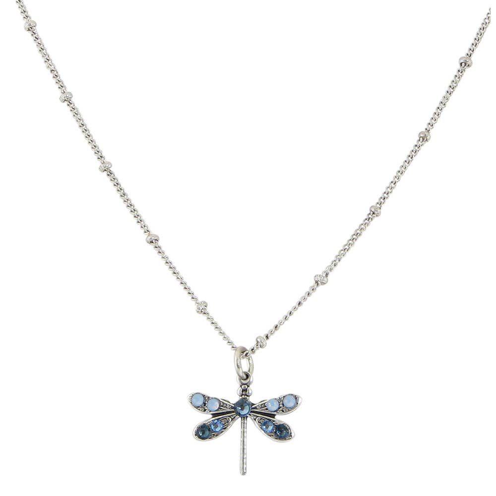 Baked Beads - Wholesale Pendant/Charm Necklace - Crystal Dragonfly Necklace0