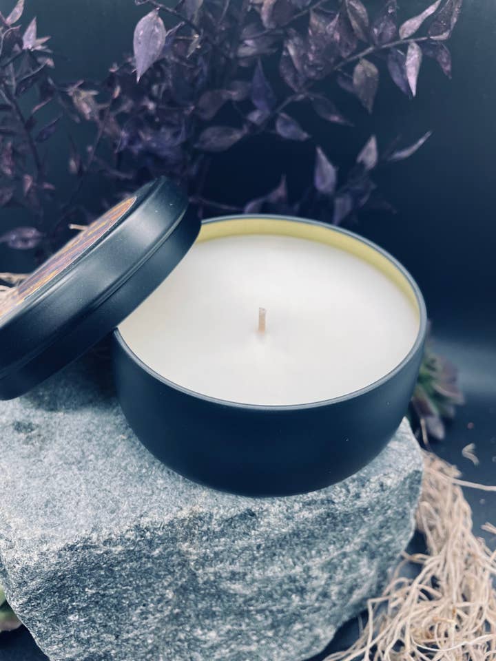 Coconut Wax Blend Candle Tin - 6 Oz for wholesale by Medieval Scents