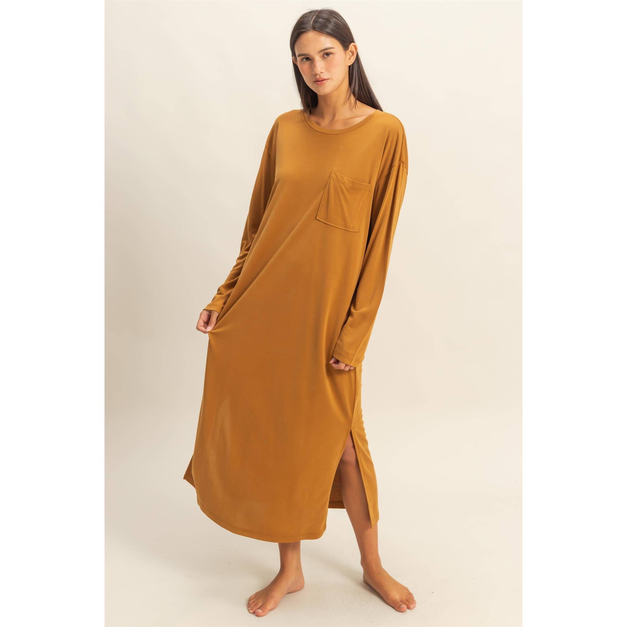 Double Zero - Wholesale Dress - Women's - Casual Midi Dress5