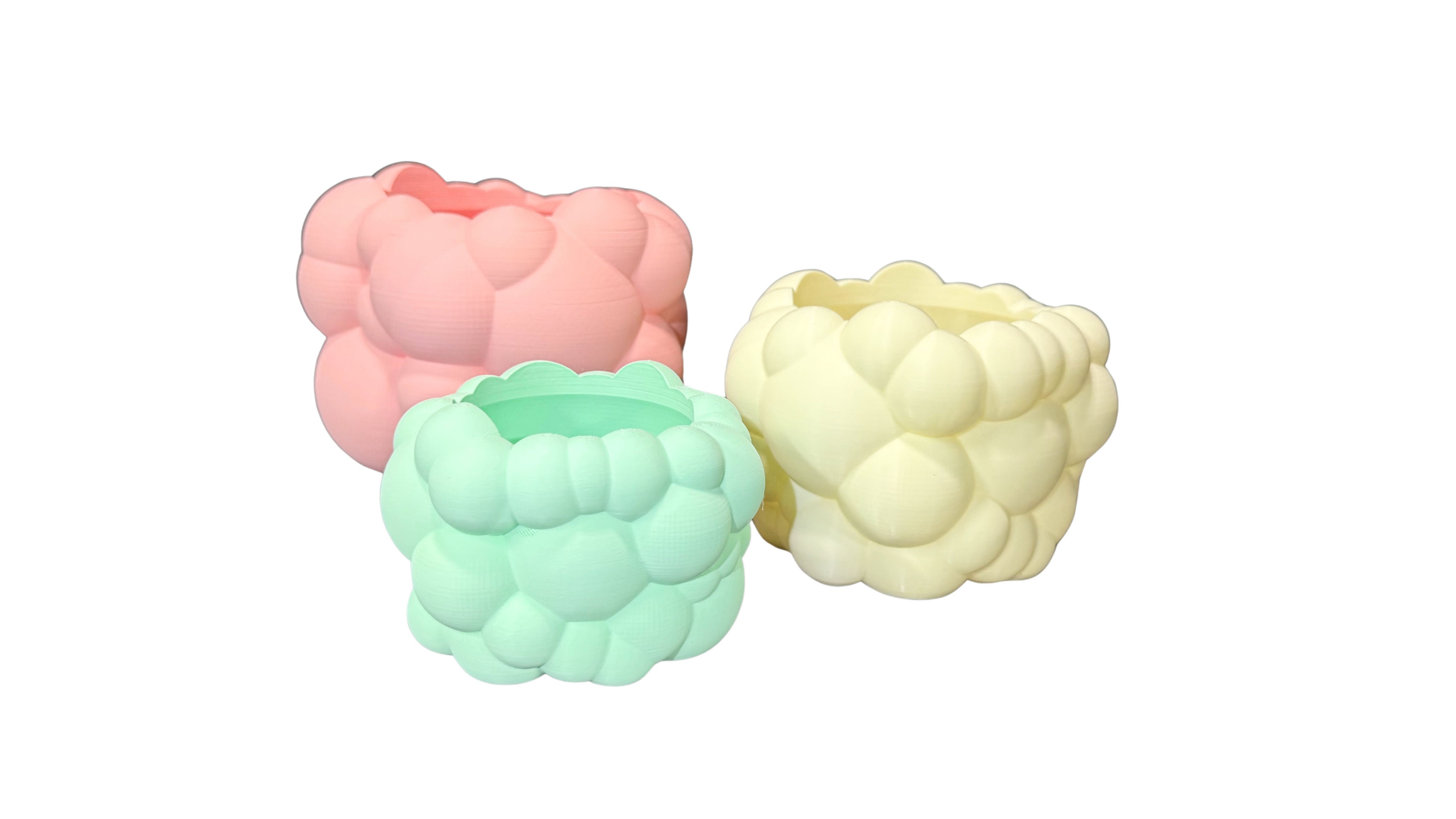 <3 Studio - Wholesale Plant Pot - Bubbly Goodness Planter – Playful Eco-Friendly Design5