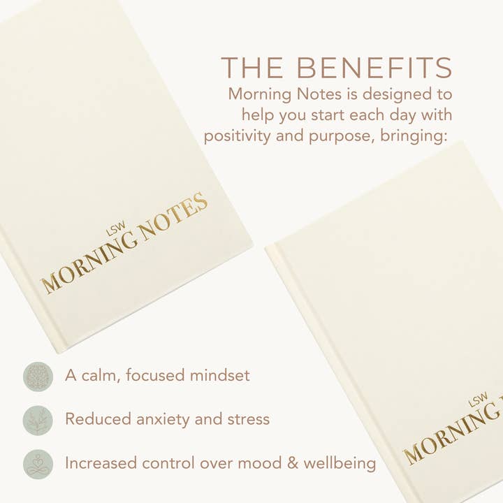 LSW London - Wholesale Journal/Diary - Morning Notes: Goal-Setting Journal | Self Care & Wellbeing