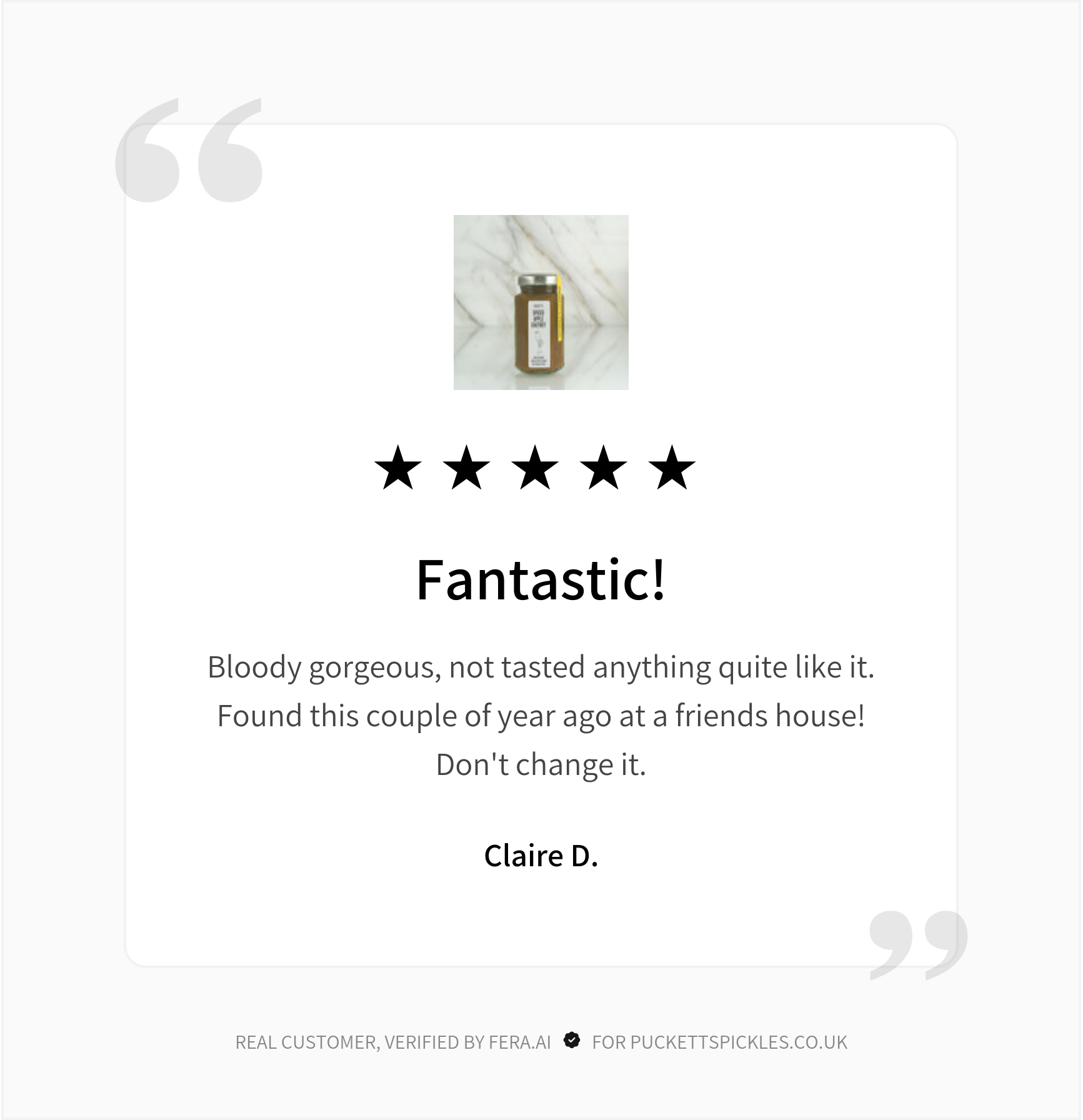 Puckett's Pickles Ltd – wholesale Chutney – Spiced Apple Chutney - From Fragrant English Apples Comes Our Piquant Pickle1