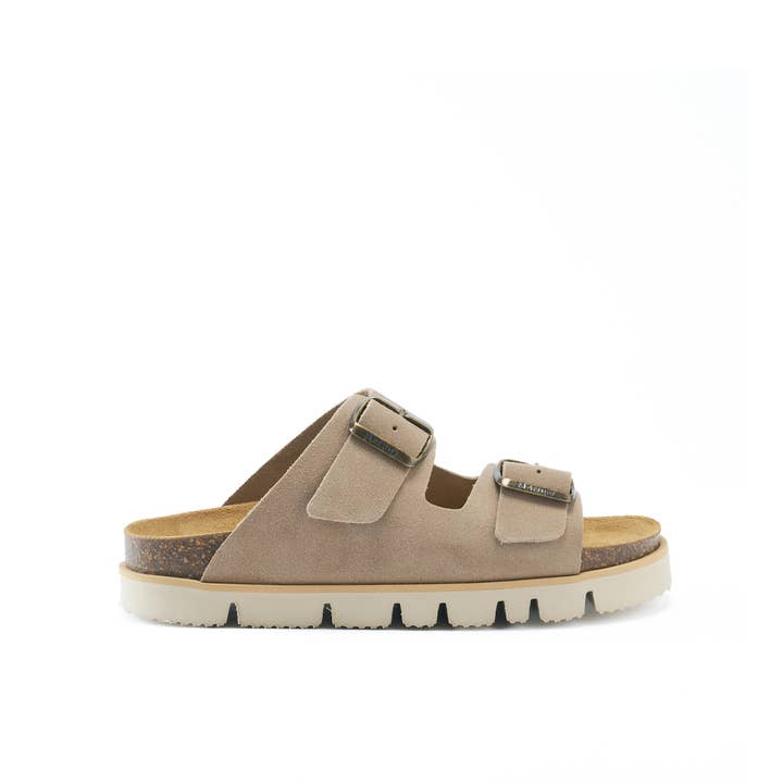 Mandél - Wholesale Sandals - Women's - Ciabatta two bands ANA taupe - Art.MD0243