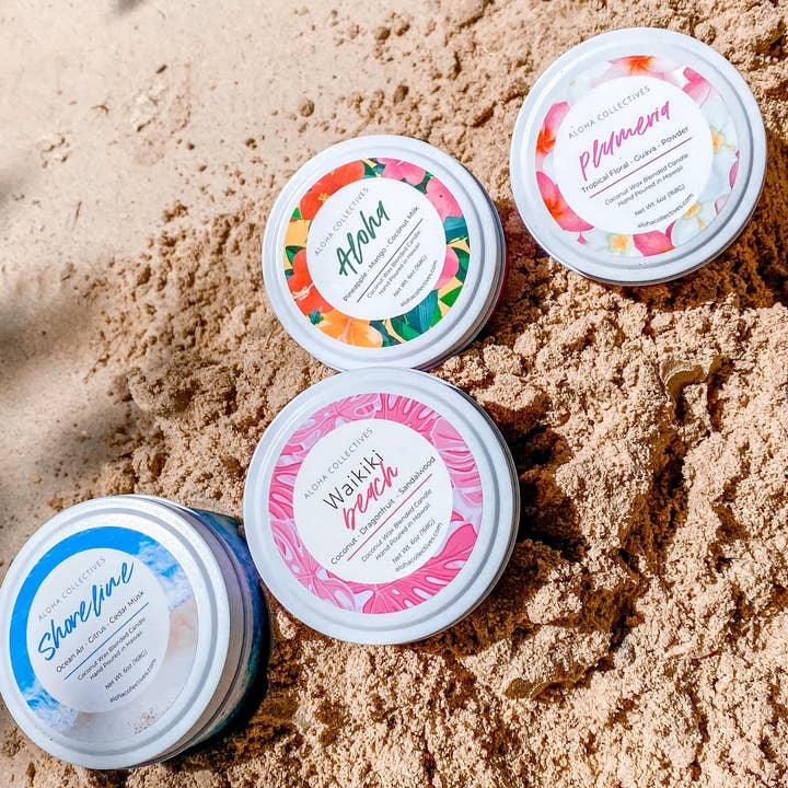 Aloha Collectives - Wholesale Travel Candles - Aloha Candle, 6oz1