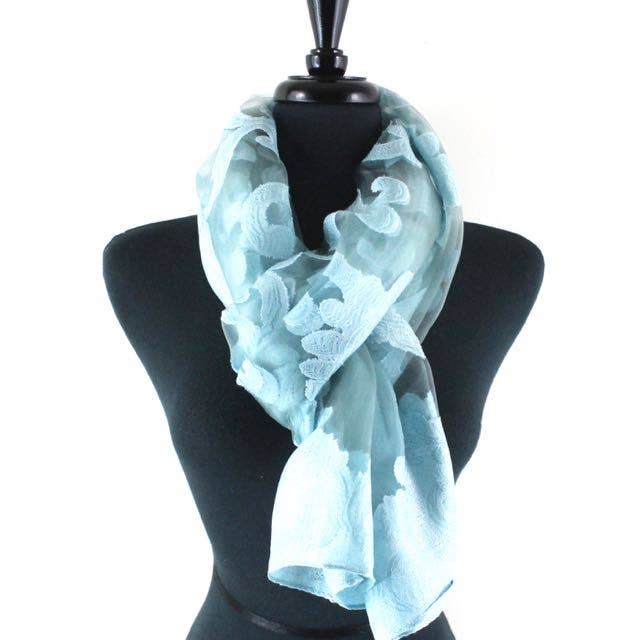 Pretty Persuasions – Großhandel Schal – Damen – JC19020 Durchsichtiger Schal/Schal „Shanghai Night Night“24