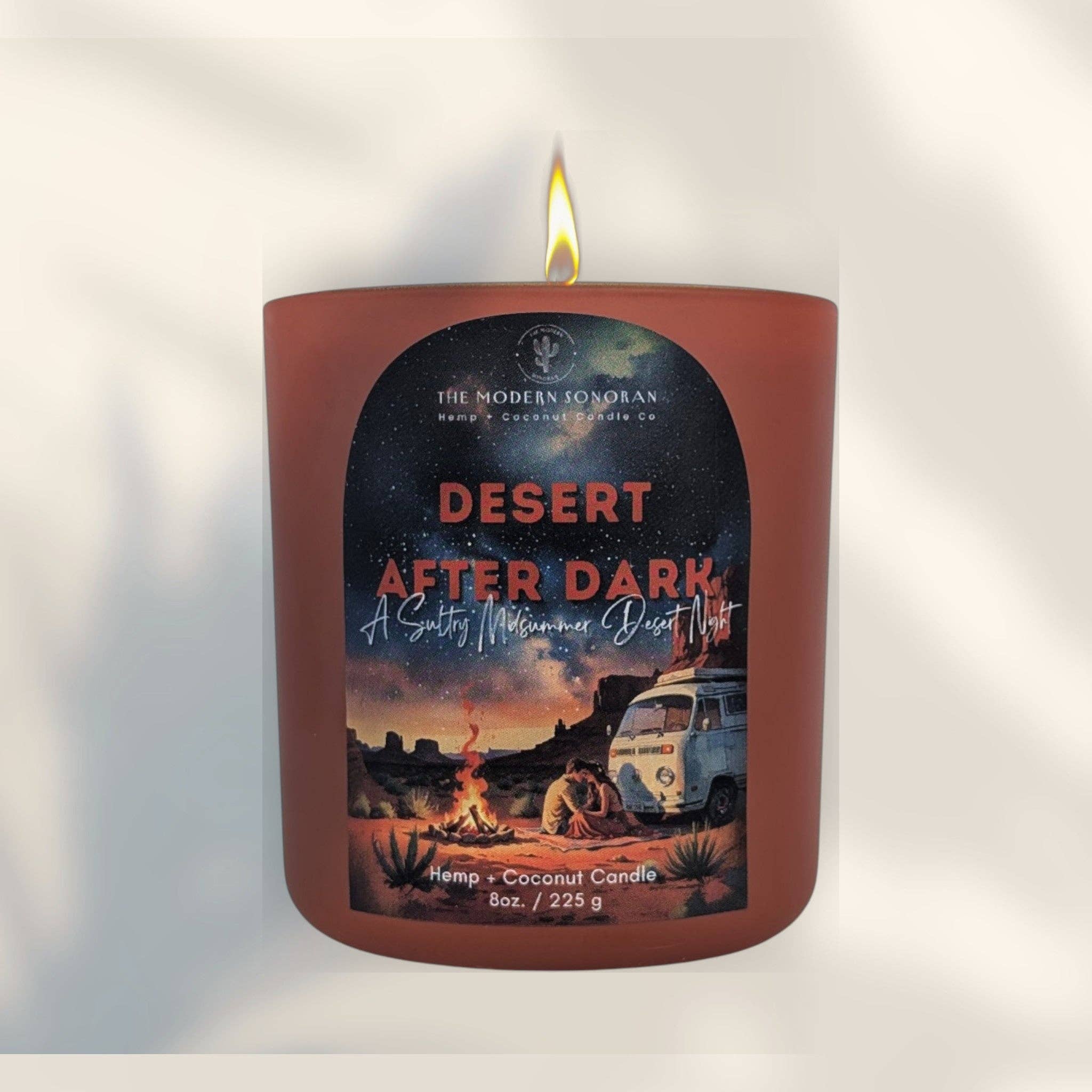 The Modern Sonoran - Vente Bougie en bocal - Désert Après la Tombée de la Nuit : Bougie au Chanvre du Sud-Ouest de l'Arizona3