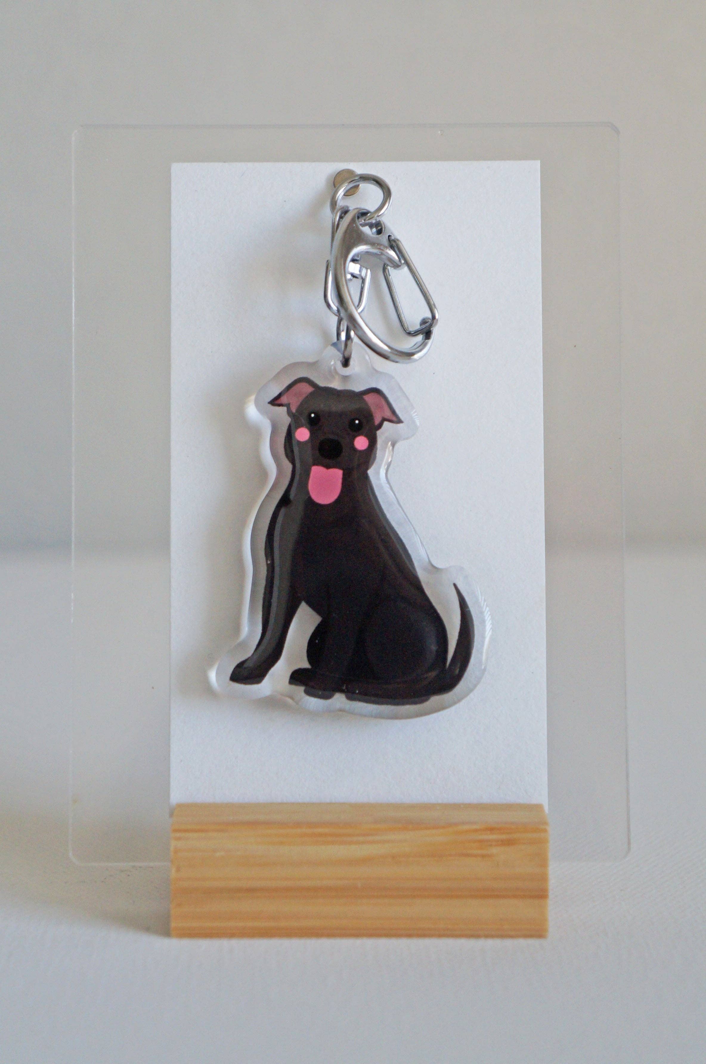 kiwi & WILLOW - Wholesale Keychain - Unisex - Pitbull Epoxy Keychain2