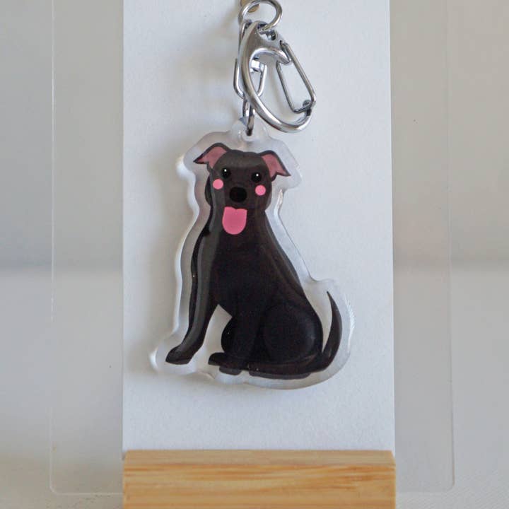 kiwi & WILLOW - Wholesale Keychain - Unisex - Pitbull Epoxy Keychain2
