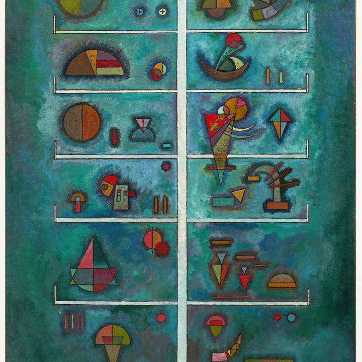 Kandinsky Storeys, 1929 Holiday Cards for wholesale by The Retrospect Group Collection