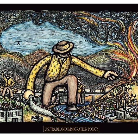 Ricardo Levins Morales Art Studio - Wholesale Poster - Immigration Stories 6-Poster Pack4