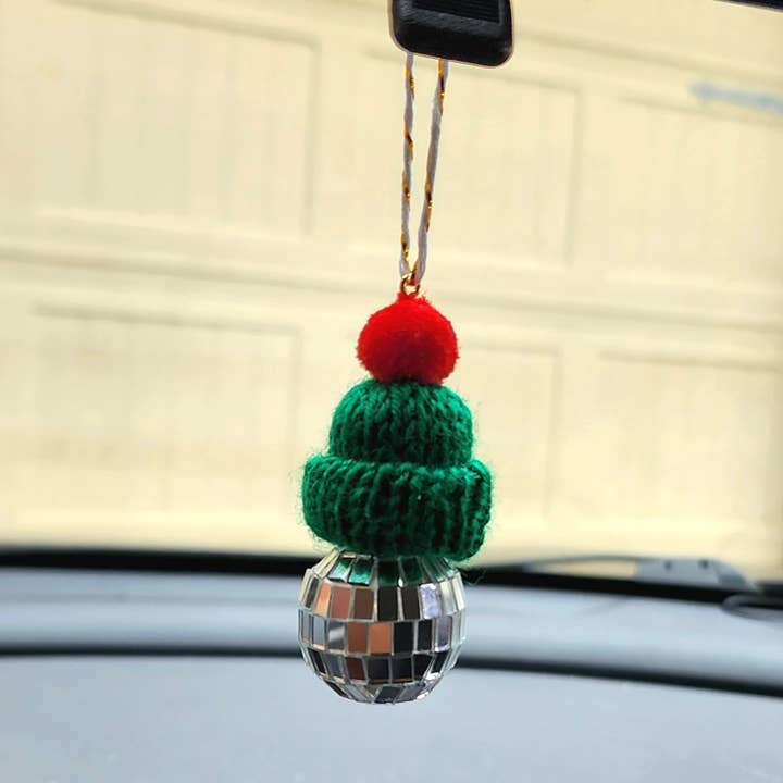 Décorations de Noël en forme de boule de disco et de chapeau, cadeaux de Noël à l'entrejambe pour la vente par Handmade By Uruba