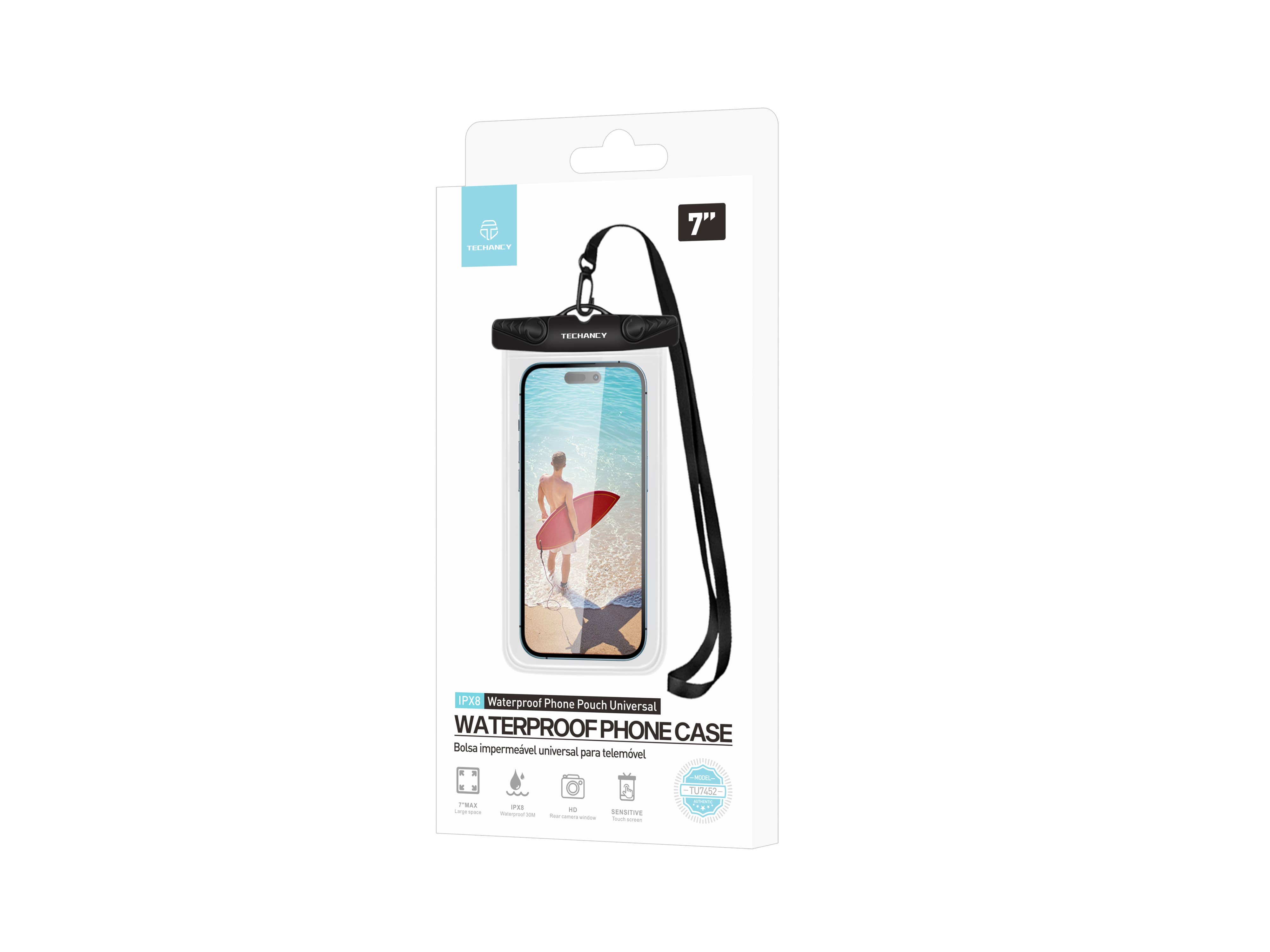 TECHANCY - Wholesale Phone Case - Unisex - Waterproof Phone Case, Universal 7-inch Floating Waterproof 2