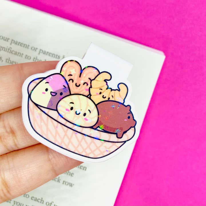 Pan Dulce - Double Sided -Magnetic Bookmark for wholesale by Wild & Wicked Designs