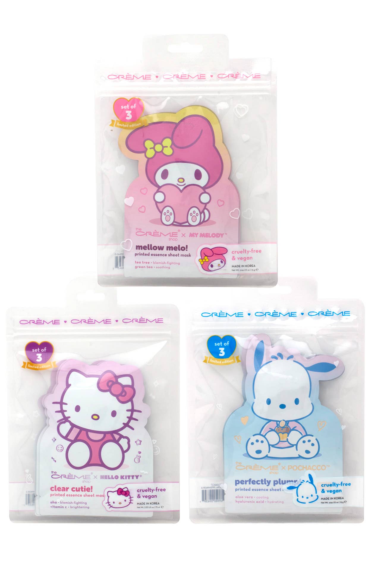 Pink Irene Wholesale - Wholesale Skincare Face Mask - THE CREME SHOP SHEET MASK0