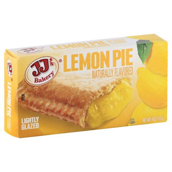 Shop The King - Wholesale Pie - JJ's Bakery Lightly Glazed Snack Pies 4oz (Lemon)