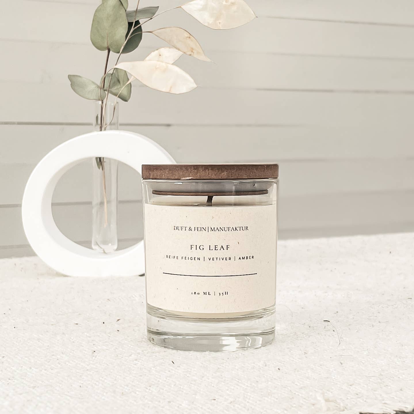 Duft & Fein. - Wholesale Jar/Filled Candle - Fig Leaf Scented Candle1