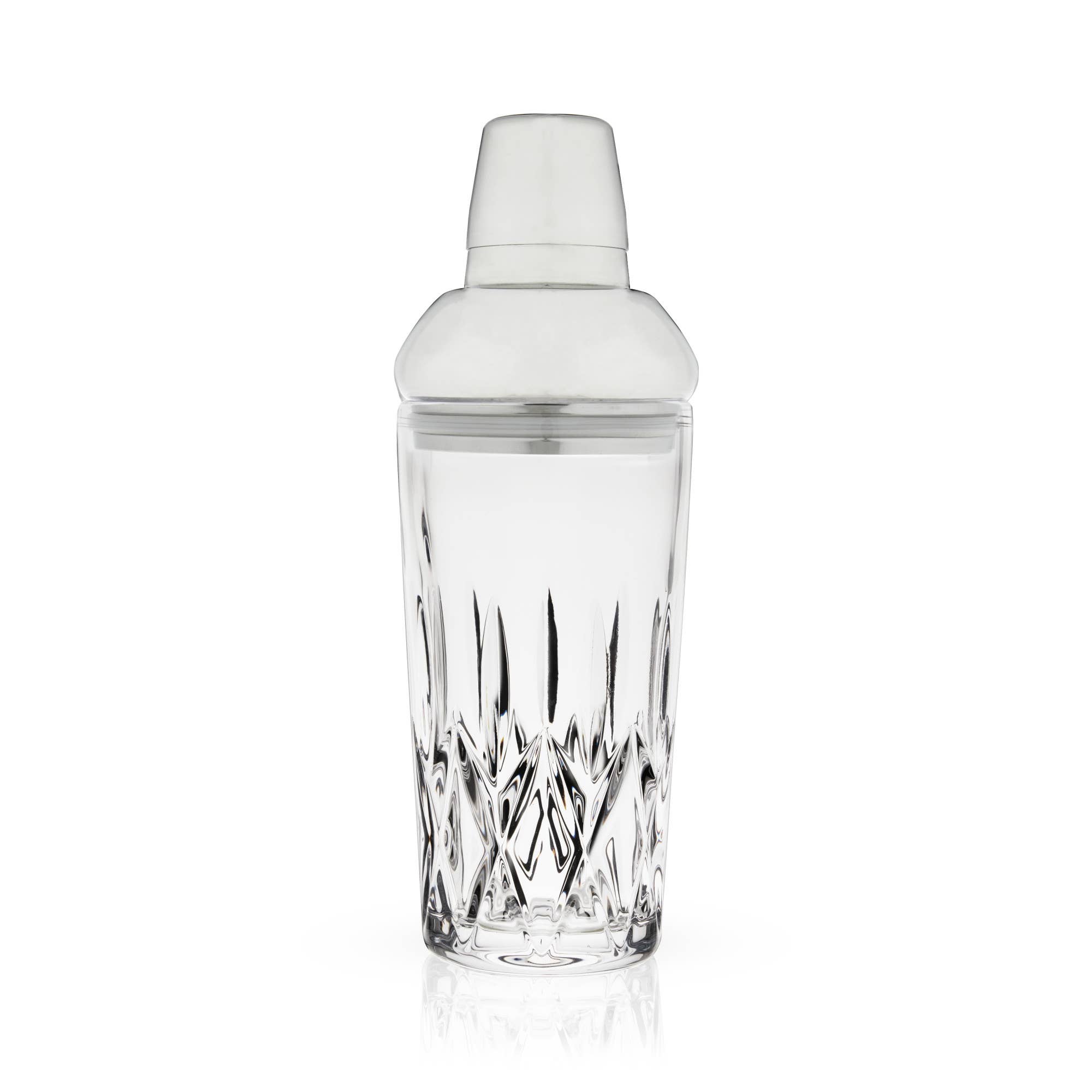 Viski - Wholesale Cocktail Shaker - Admiral™ Crystal Cocktail Shaker with Builtin Strainer2