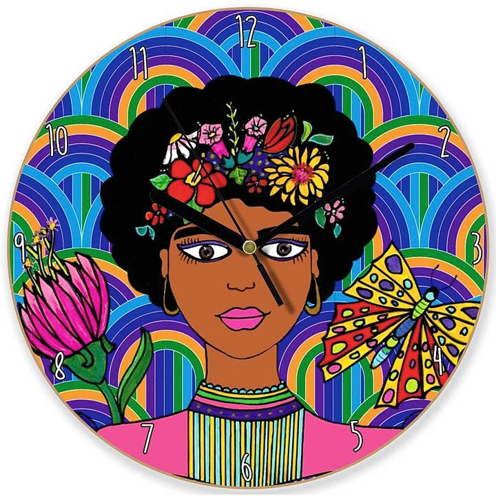 FunkyAdi - Wholesale Wall Clock - Printed Wooden Clocks13