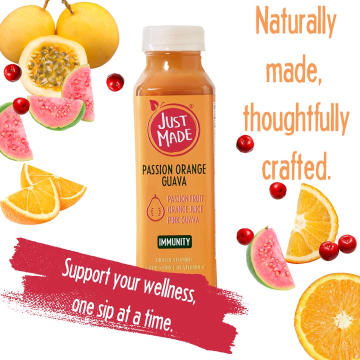 Just Made Foods - Wholesale Fruit Juice - Passion Orange Guava3