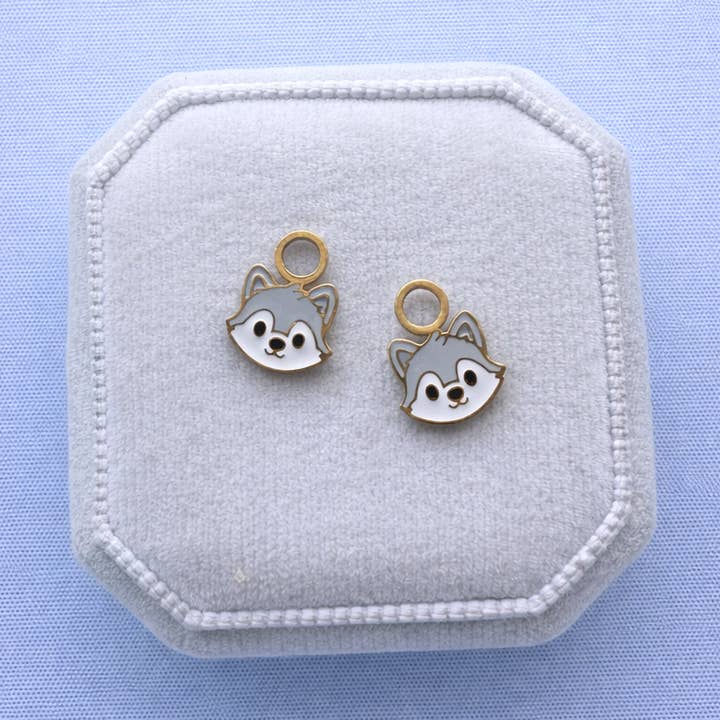 Wolf Huggie Charms for wholesale by Desert Peach