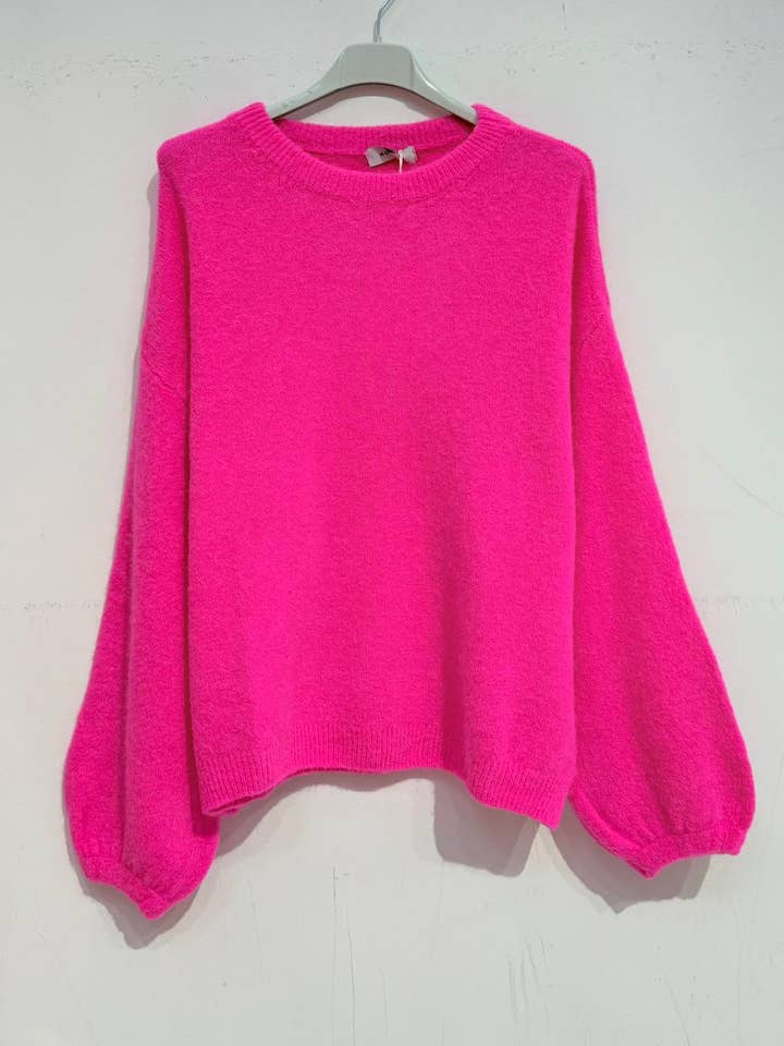 NOELINE - Wholesale Knit Sweater - Women's - Superfine alpaca and wool sweater 754821