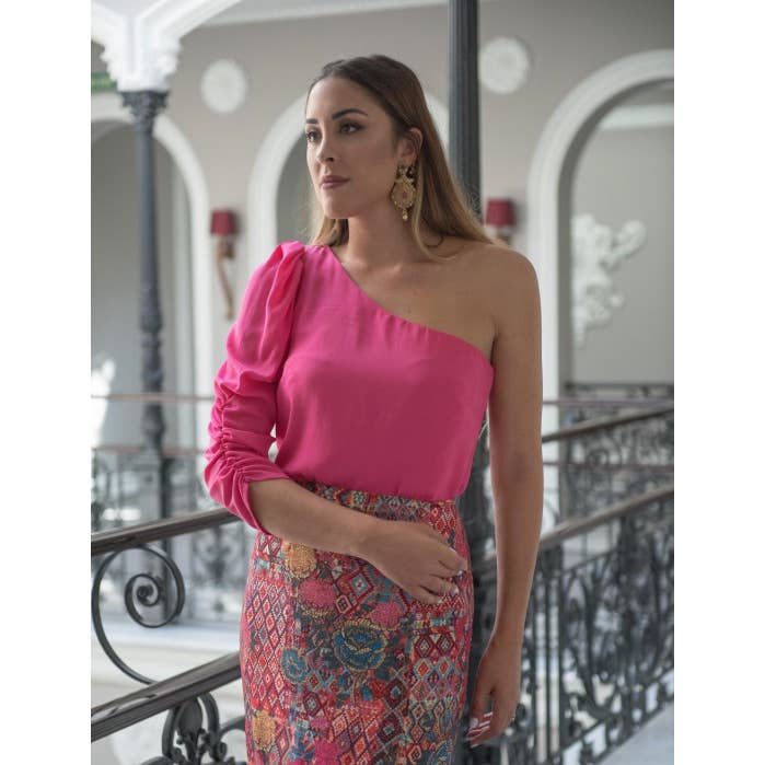 KAHYRA BOUGAINVILLEA LATTICE TOP for wholesale by Káhyra