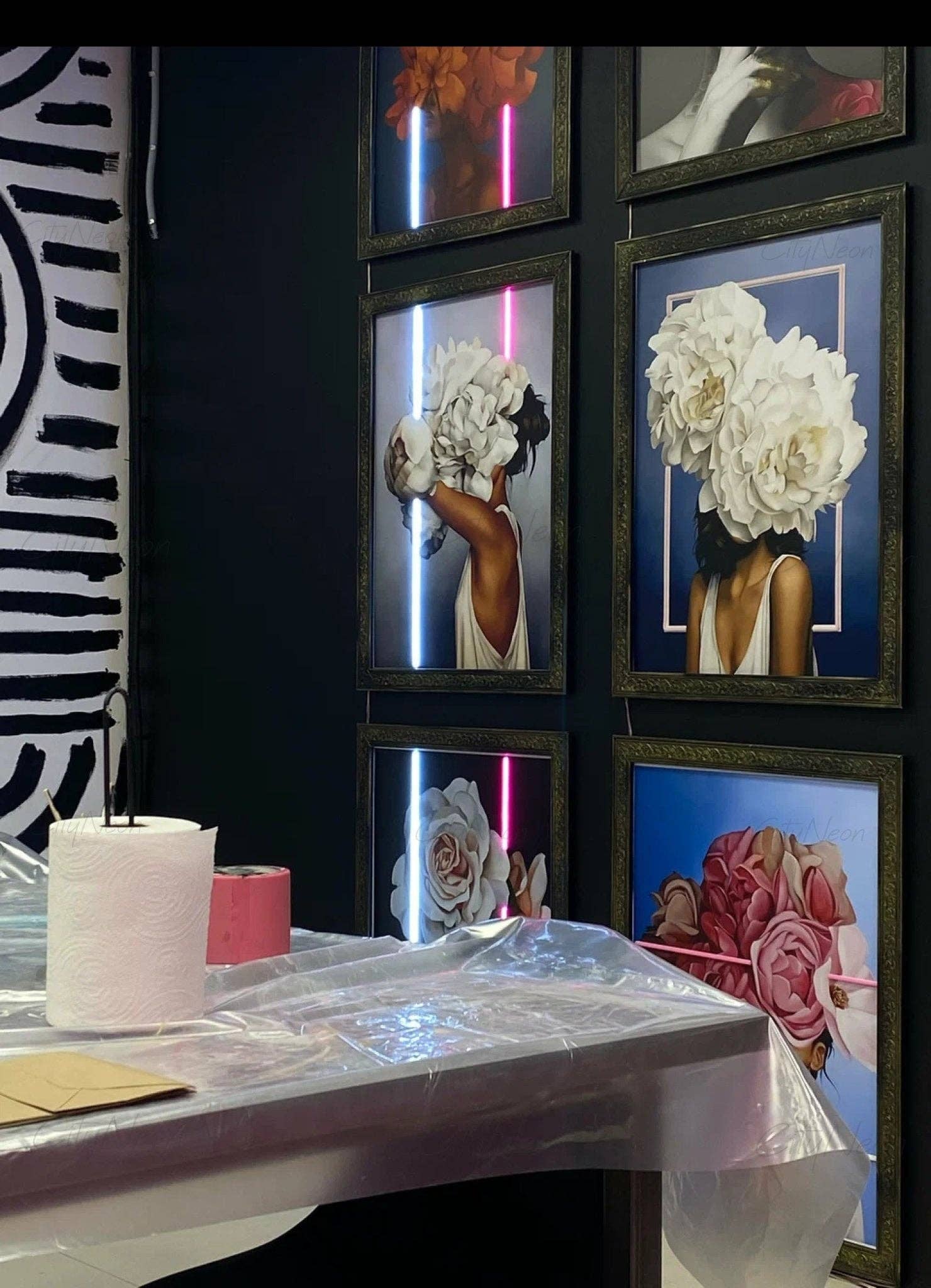 CityNeon - Wholesale Neon Sign - Neon Flower Painting Art - Flower Boutique Decor, Gallery Accent Walls, Statement Wall Arts5