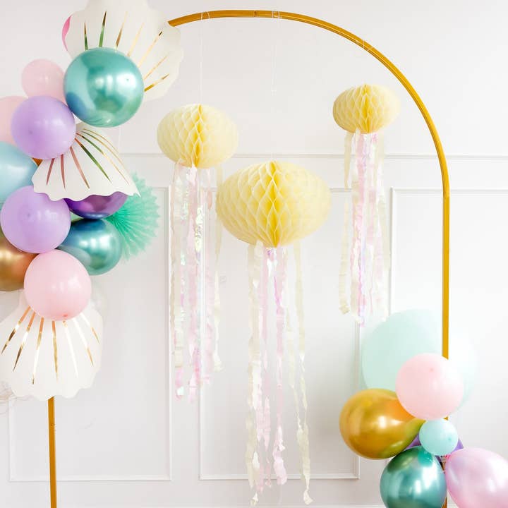 My Mind’s Eye - Wholesale Decal - Party Decorations - SEA1002 - Honeycomb Jellyfish Set1