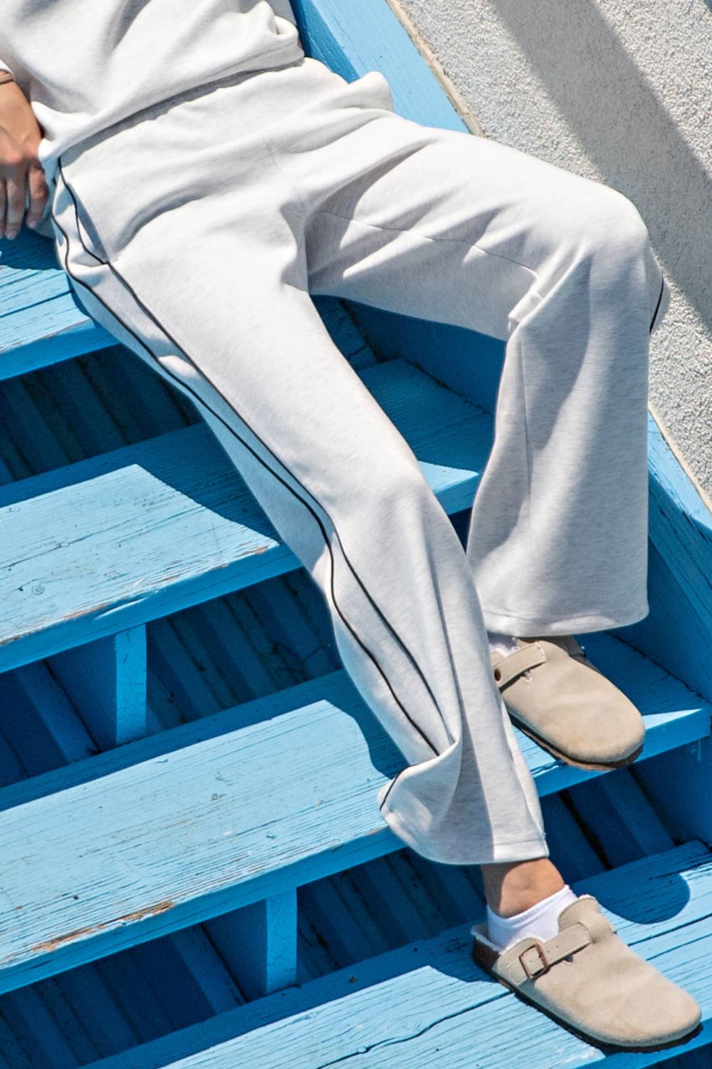 Rae Mode - Wholesale Athletic Pants - Women's - MODAL SCUBA TWO STRIPE PIPING STRAIGHT PANT24