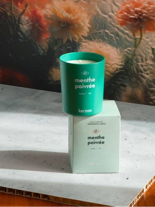 Doftljus Menthe Poivrée med mint och salvia för wholesale av Kerzon