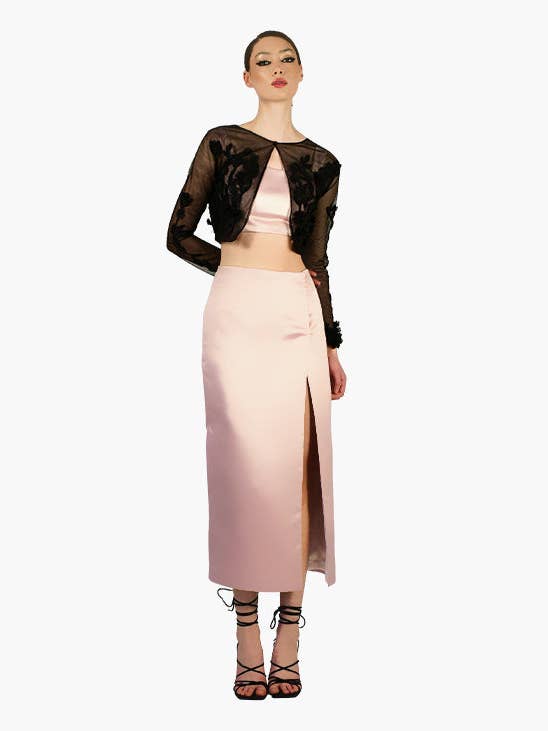 3D Blumen Wende-Bolero für den Großhandel von NARCES