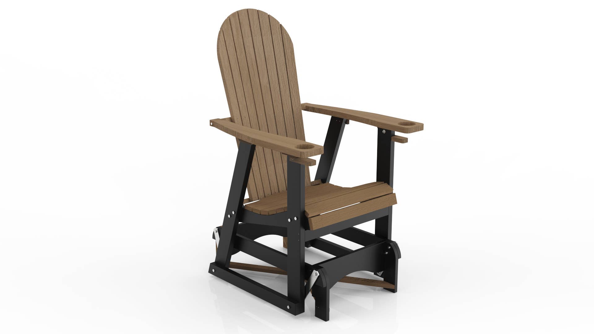 Evergreen Patio - Vente Chaise Adirondack - Planeur Stationnaire Poly9