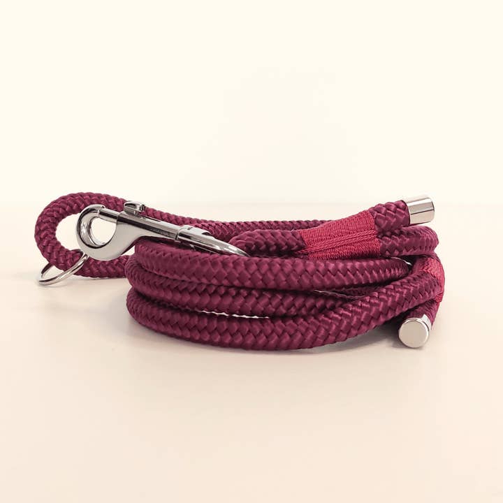 Truffe & Flair - Wholesale Pet Leash - Dog - Dog leash - Paracord - Bordeaux1